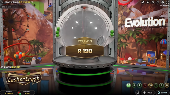 Cash or Crash Live 3